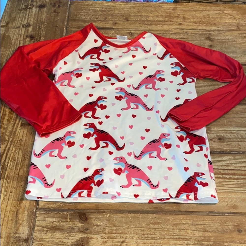 Dino Hearts Raglan